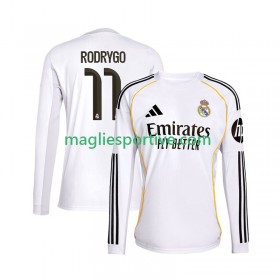 Completo Calcio Real Madrid Rodrygo 11 Divisa Prima 2025-2026 ML